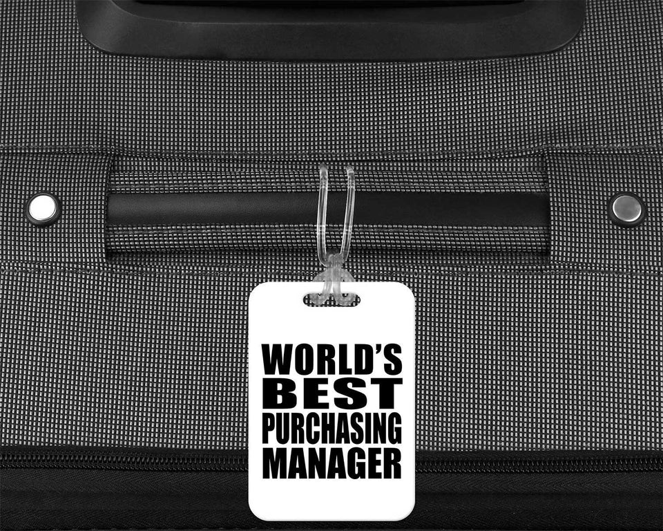 World's Best Purchasing Manager - Luggage Bag Tag