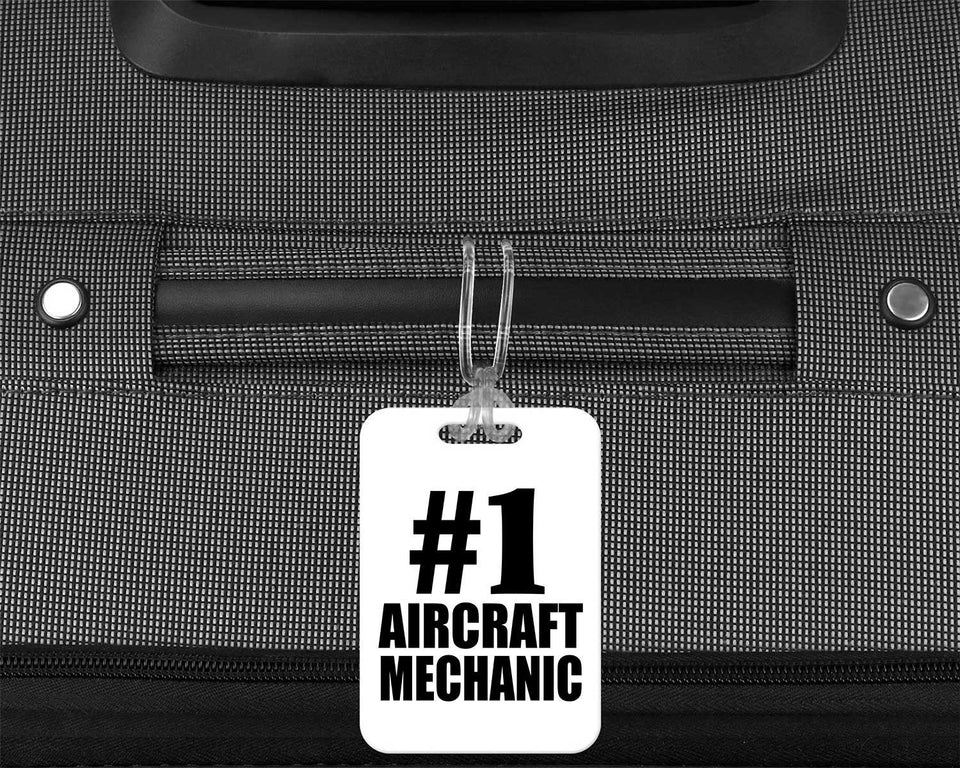 Number One #1 Aircraft Mechanic - Luggage Bag Tag