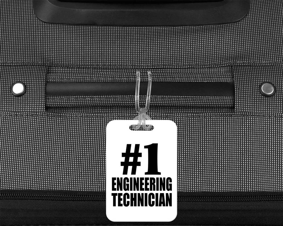 Number One #1 Engineering Technician - Luggage Bag Tag