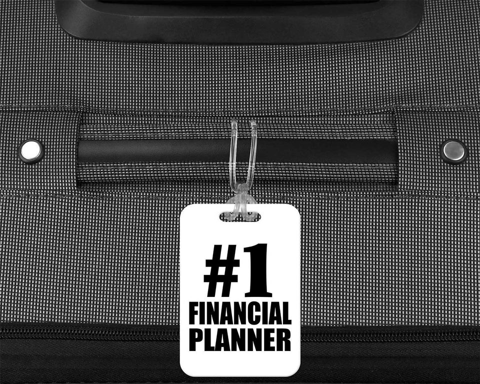 Number One #1 Financial Planner - Luggage Bag Tag