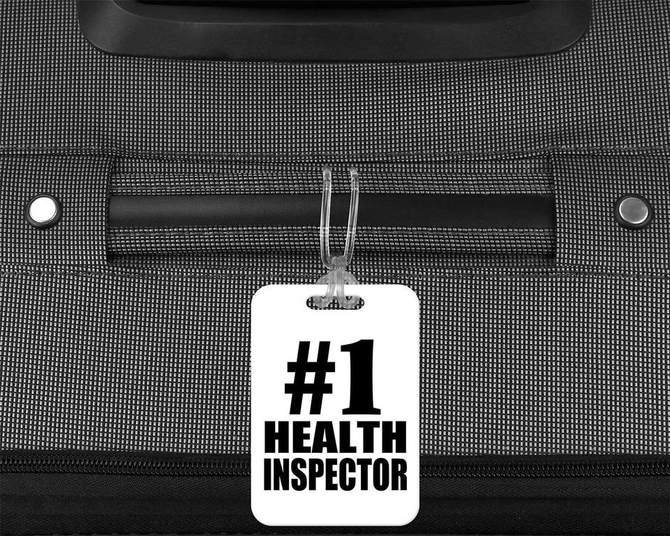 Number One #1 Health Inspector - Luggage Bag Tag