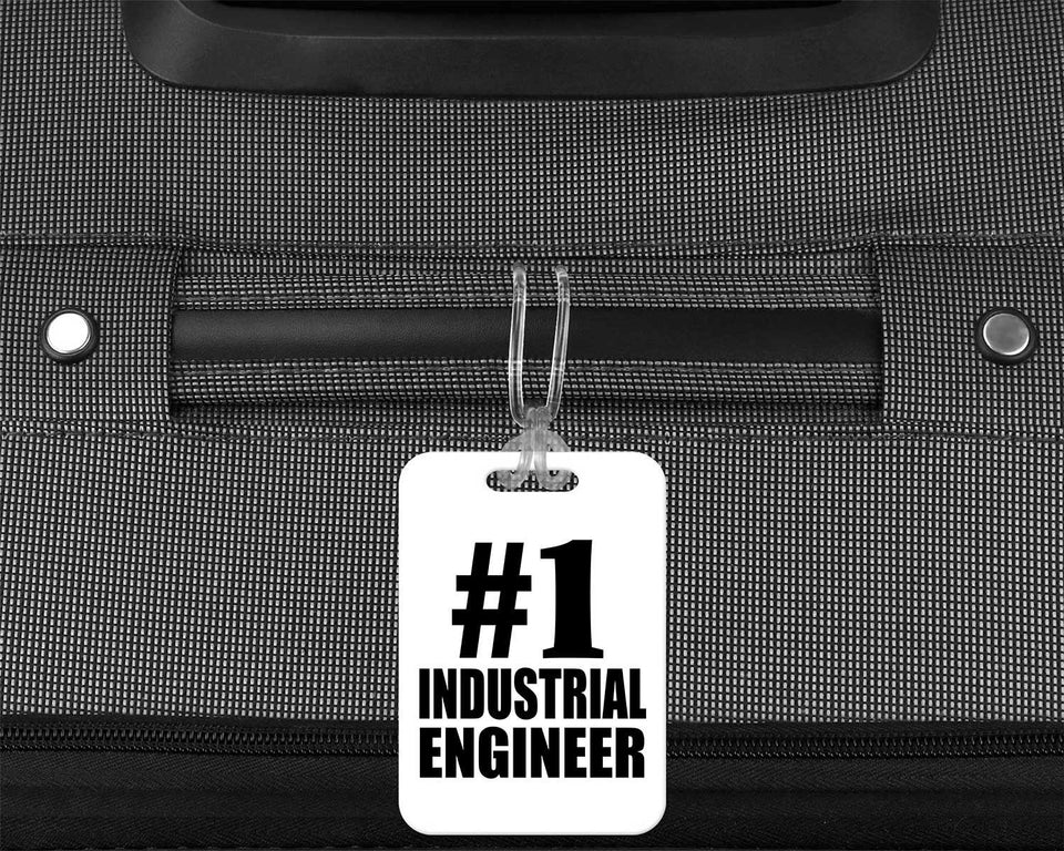 Number One #1 Industrial Engineer - Luggage Bag Tag