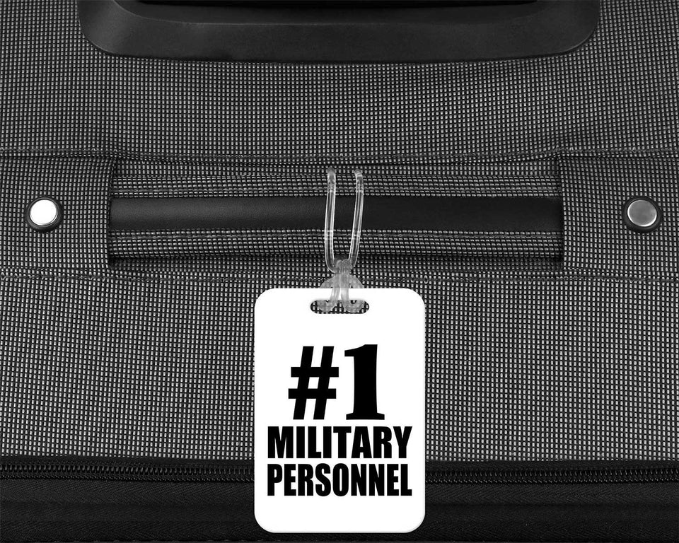 Number One #1 Military Personnel - Luggage Bag Tag