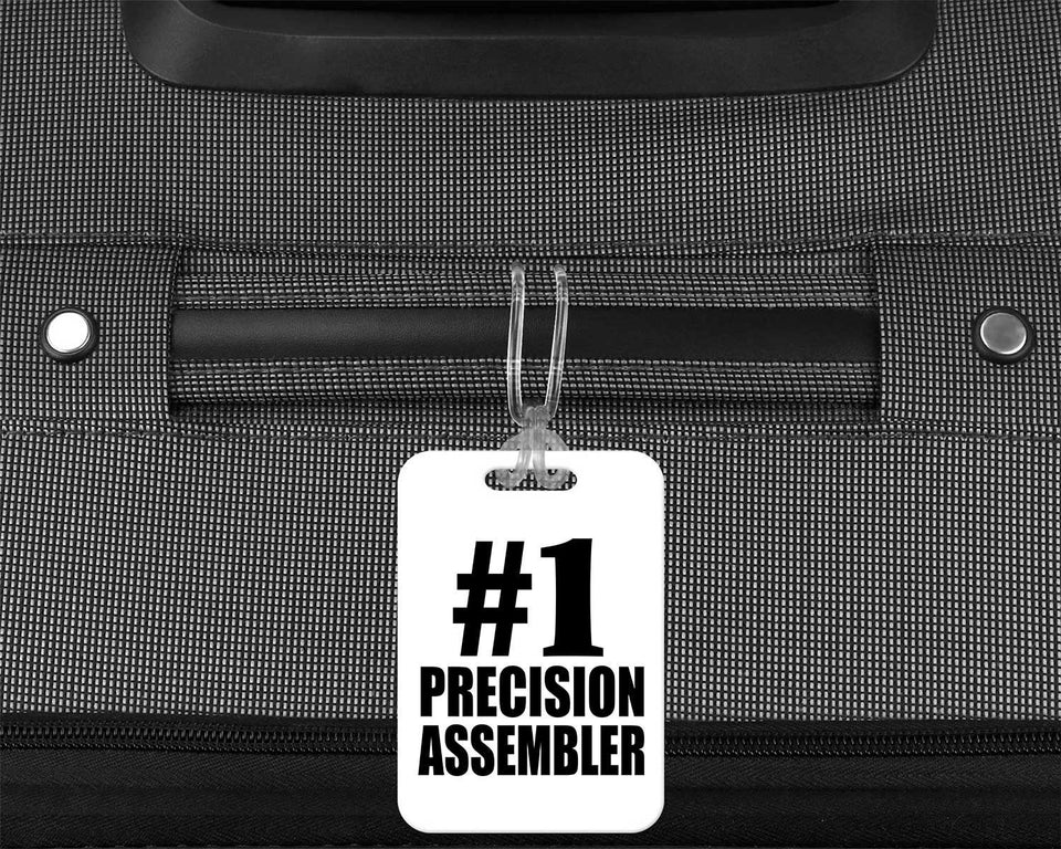 Number One #1 Precision Assembler - Luggage Bag Tag