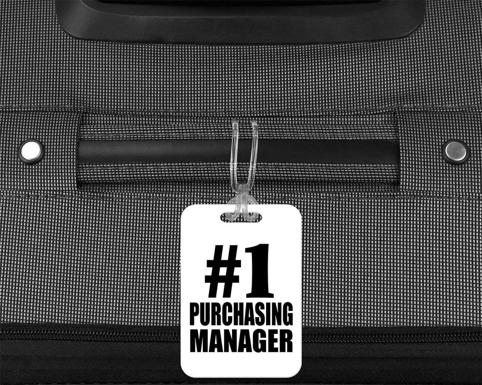 Number One #1 Purchasing Manager - Luggage Bag Tag