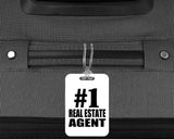 Number One #1 Real Estate Agent - Luggage Bag Tag