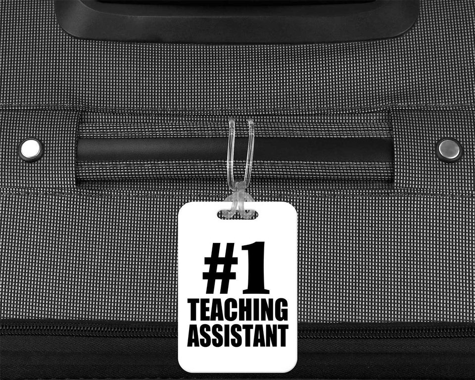 Number One #1 Teaching Assistant - Luggage Bag Tag