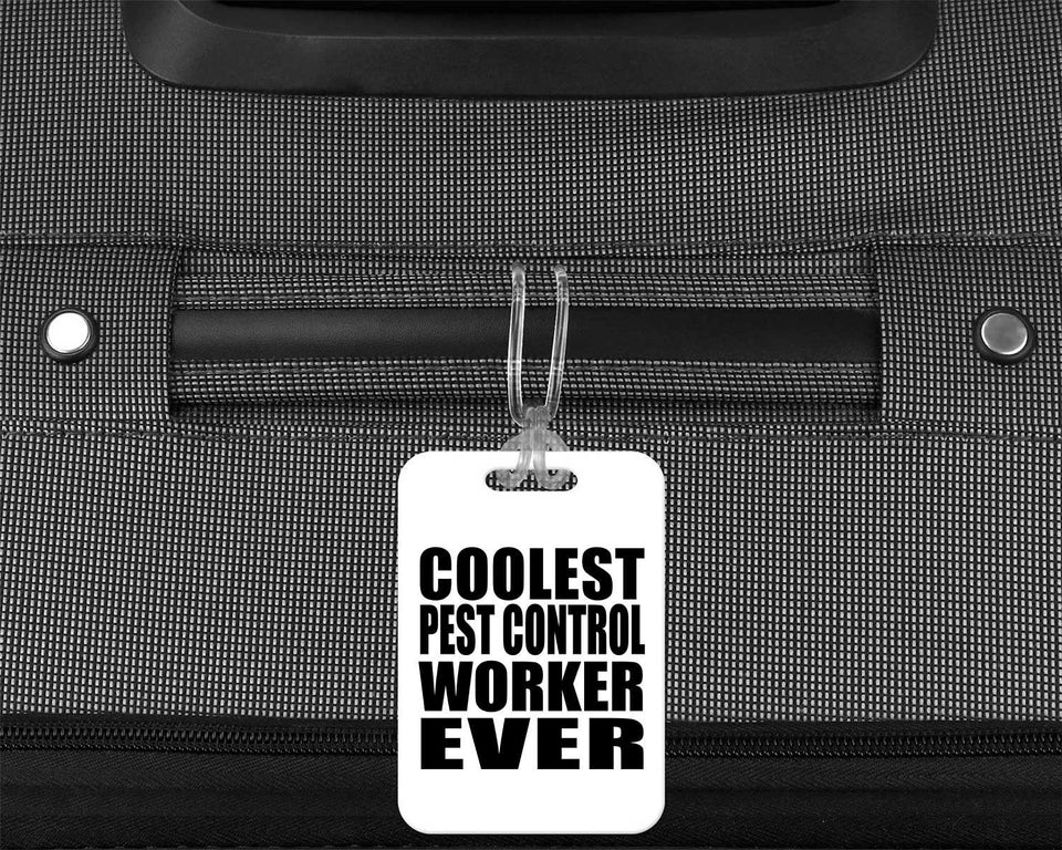 Coolest Pest Control Worker Ever - Luggage Bag Tag