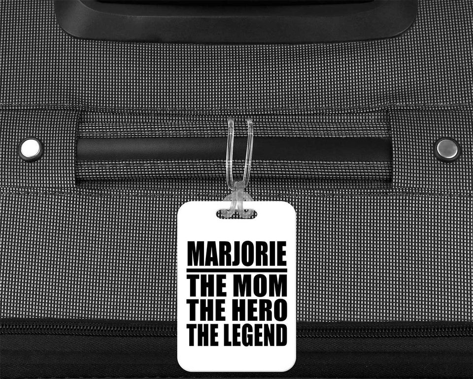 Marjorie The Mom The Hero The Legend - Luggage Bag Tag