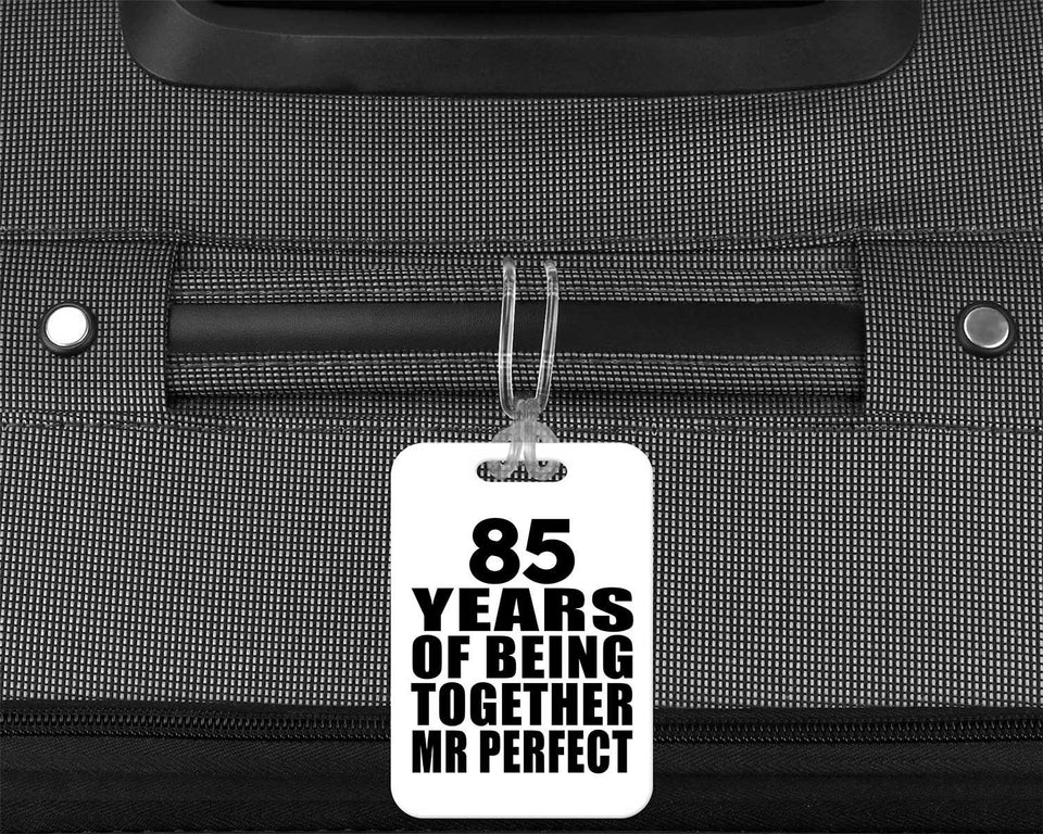 85th Anniversary 85 Years Of Being Mr Perfect - Luggage Bag Tag