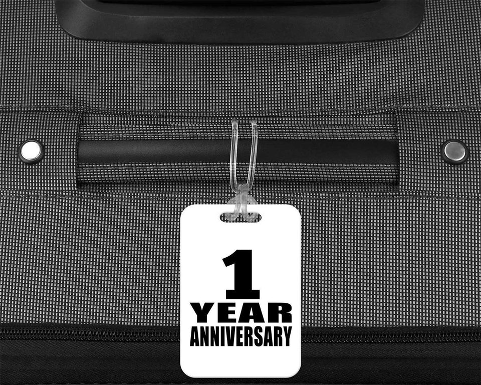 1st Anniversary 1 Year Anniversary - Luggage Bag Tag