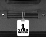1st Anniversary 1 Year Anniversary - Luggage Bag Tag