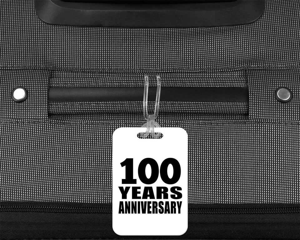 100th Anniversary 100 Years Anniversary - Luggage Bag Tag