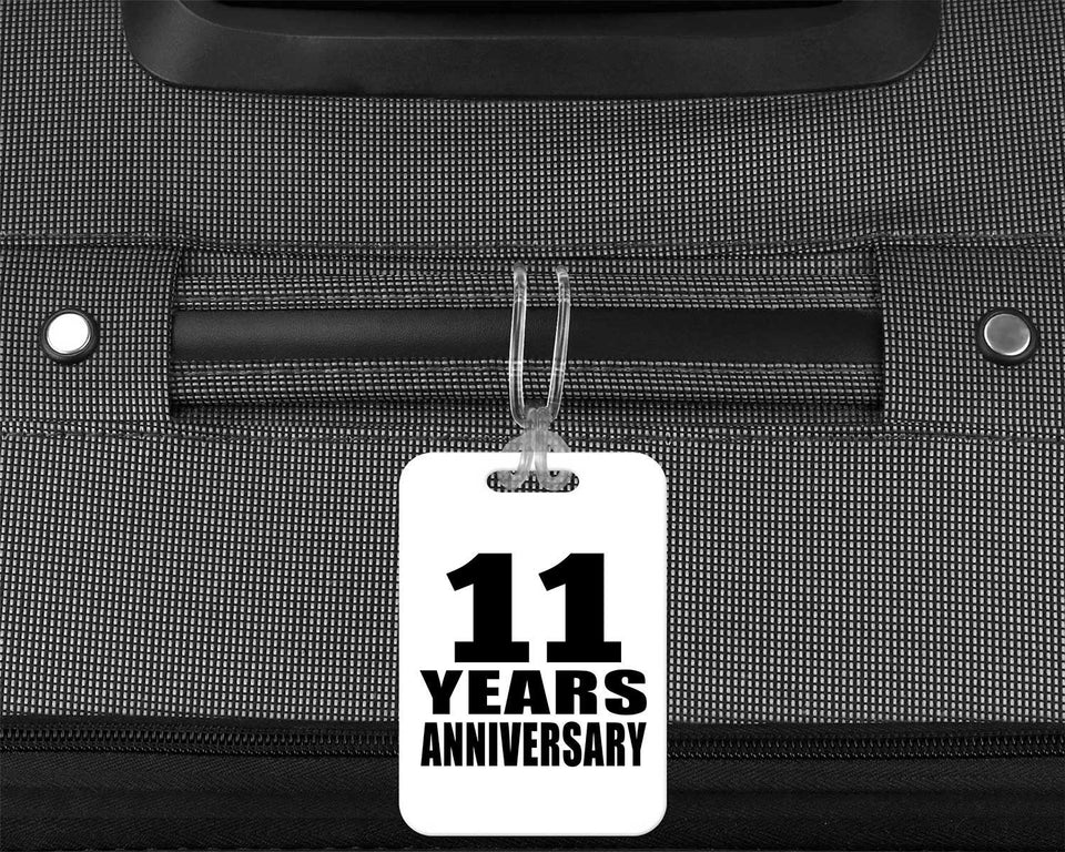 11th Anniversary 11 Years Anniversary - Luggage Bag Tag