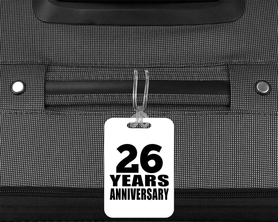 26th Anniversary 26 Years Anniversary - Luggage Bag Tag