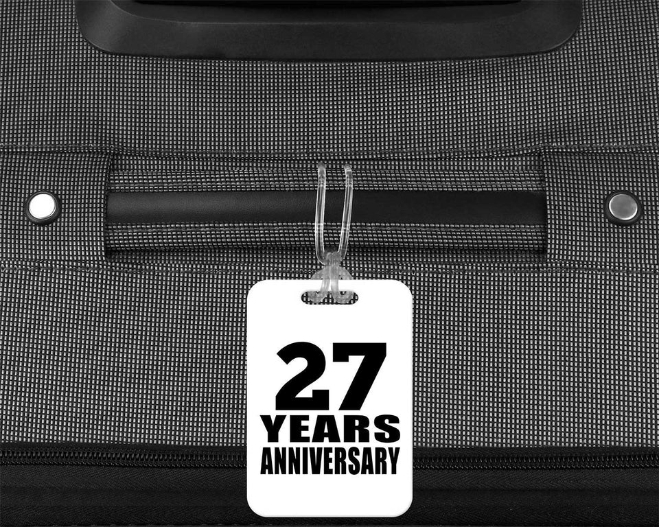 27th Anniversary 27 Years Anniversary - Luggage Bag Tag