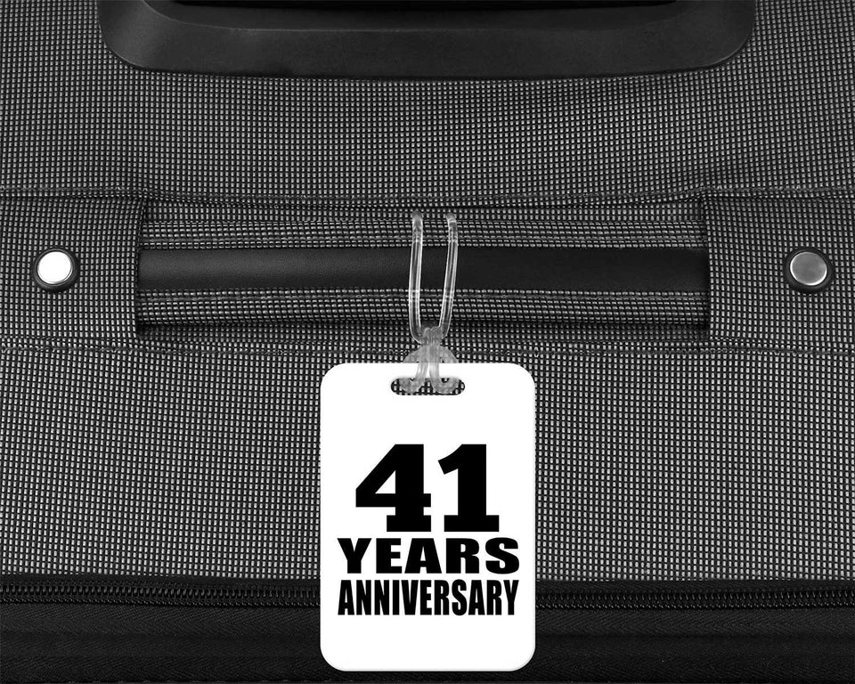 41st Anniversary 41 Years Anniversary - Luggage Bag Tag