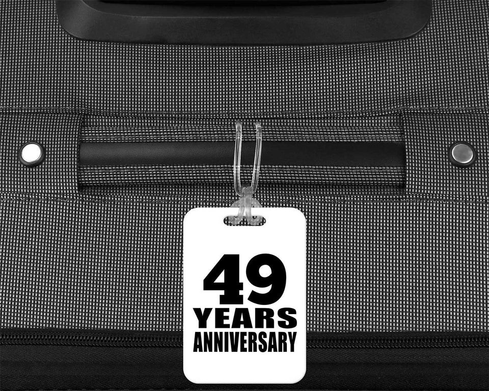 49th Anniversary 49 Years Anniversary - Luggage Bag Tag