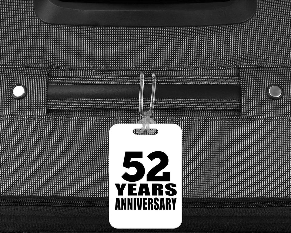 52nd Anniversary 52 Years Anniversary - Luggage Bag Tag