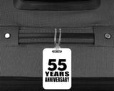 55th Anniversary 55 Years Anniversary - Luggage Bag Tag