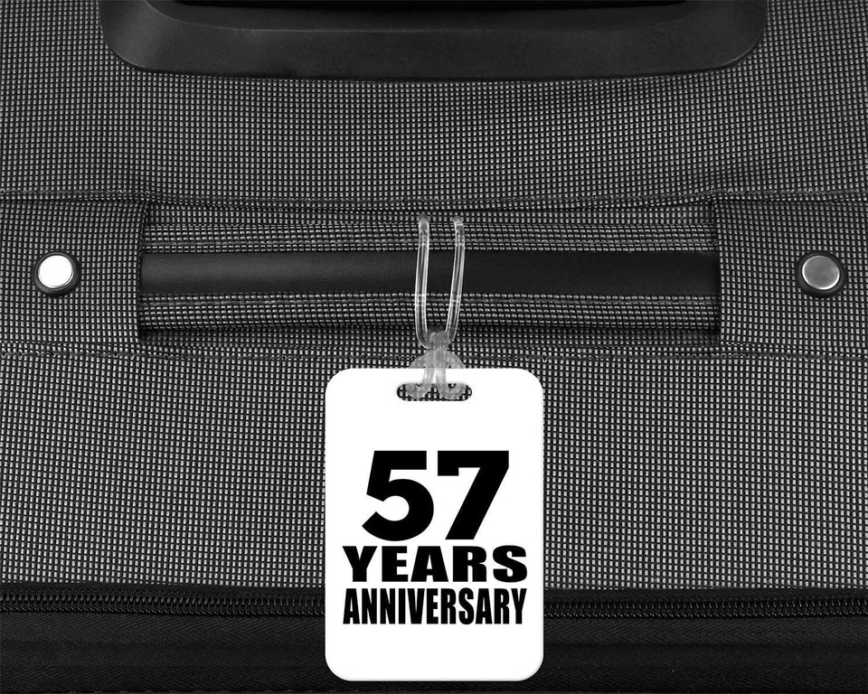 57th Anniversary 57 Years Anniversary - Luggage Bag Tag