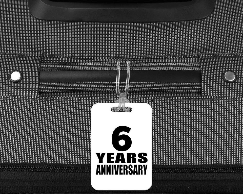 6th Anniversary 6 Years Anniversary - Luggage Bag Tag