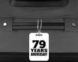 79th Anniversary 79 Years Anniversary - Luggage Bag Tag