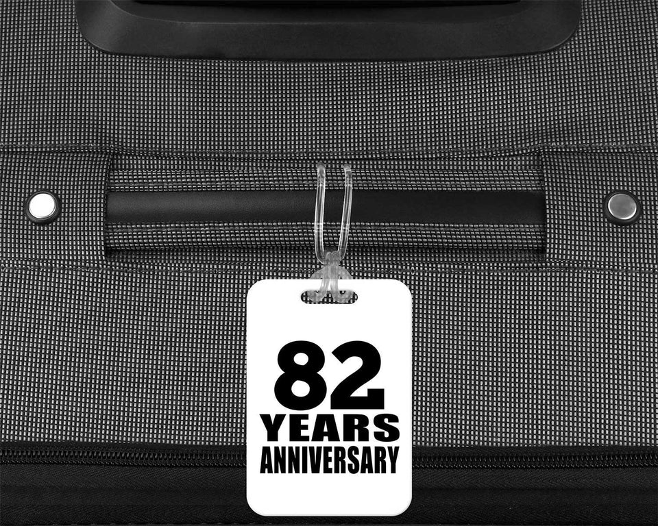 82nd Anniversary 82 Years Anniversary - Luggage Bag Tag