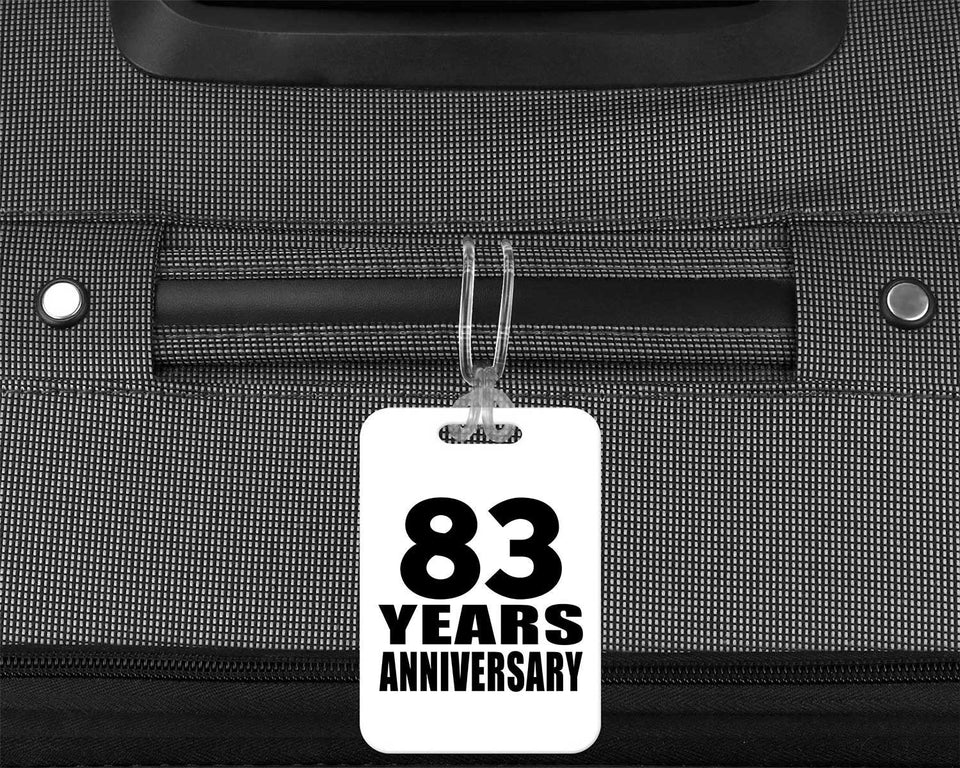 83rd Anniversary 83 Years Anniversary - Luggage Bag Tag