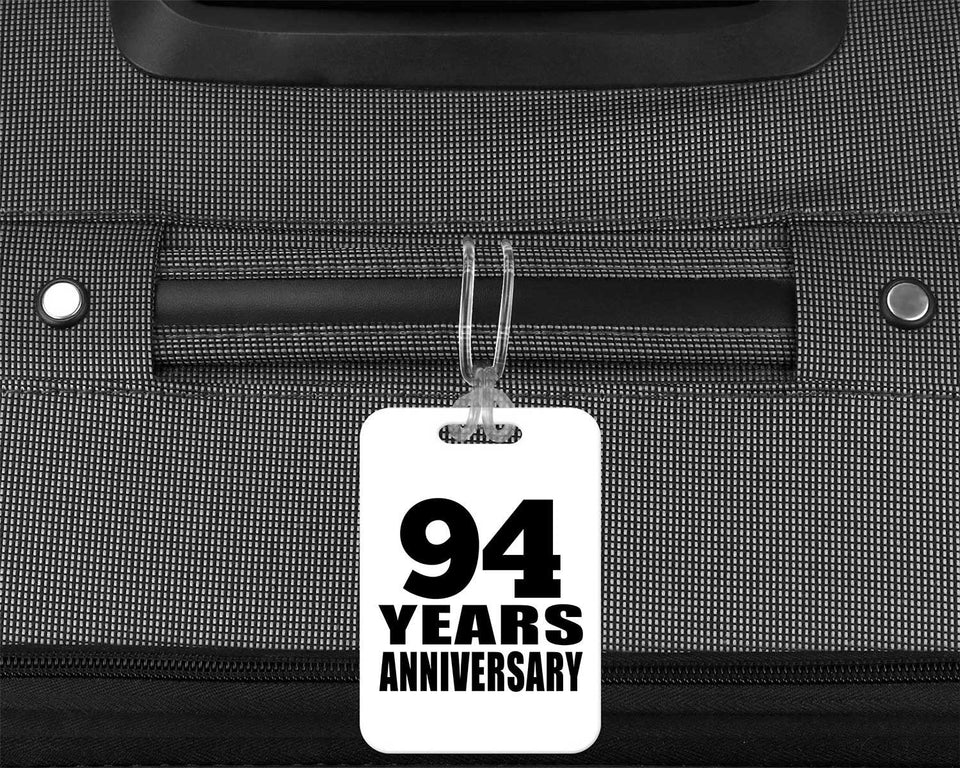 94th Anniversary 94 Years Anniversary - Luggage Bag Tag