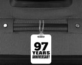 97th Anniversary 97 Years Anniversary - Luggage Bag Tag