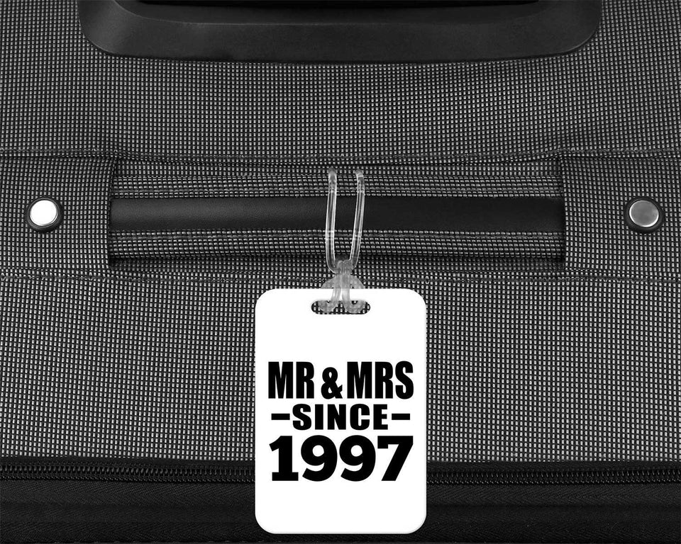 27th Anniversary Mr & Mrs Since 1997 - Luggage Bag Tag