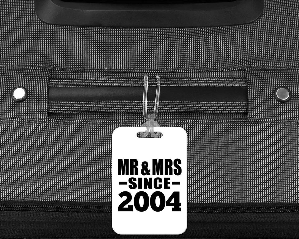 20th Anniversary Mr & Mrs Since 2004 - Luggage Bag Tag