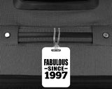27th Birthday Fabulous Since 1997 - Luggage Bag Tag