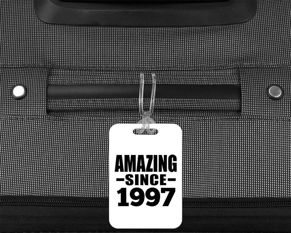 27th Birthday Amazing Since 1997 - Luggage Bag Tag