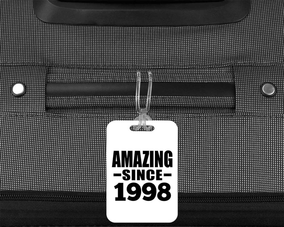 26th Birthday Amazing Since 1998 - Luggage Bag Tag