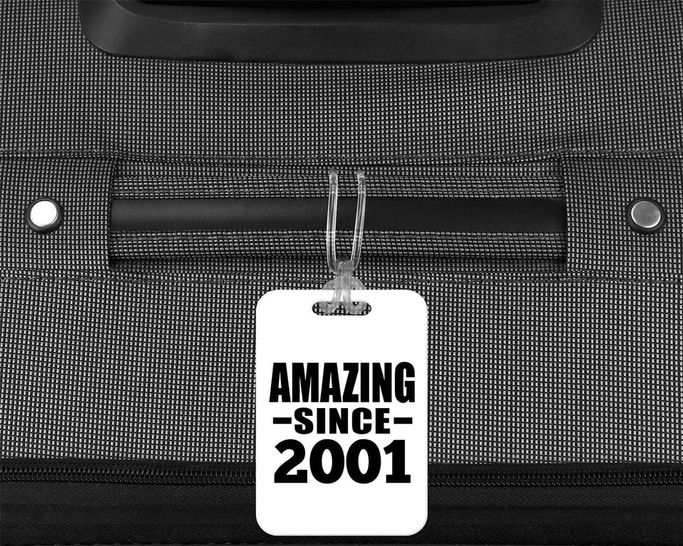 23rd Birthday Amazing Since 2001 - Luggage Bag Tag