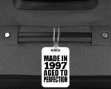 27th Birthday Made In 1997 Aged to Perfection - Luggage Bag Tag