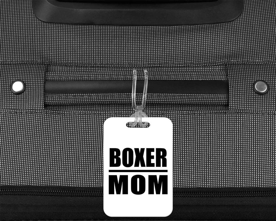 Boxer Mom - Luggage Bag Tag