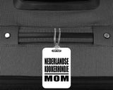 Nederlandse Kooikerhondje Mom - Luggage Bag Tag