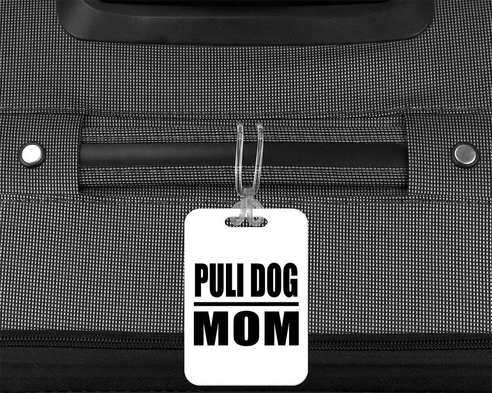 Puli Dog Mom - Luggage Bag Tag