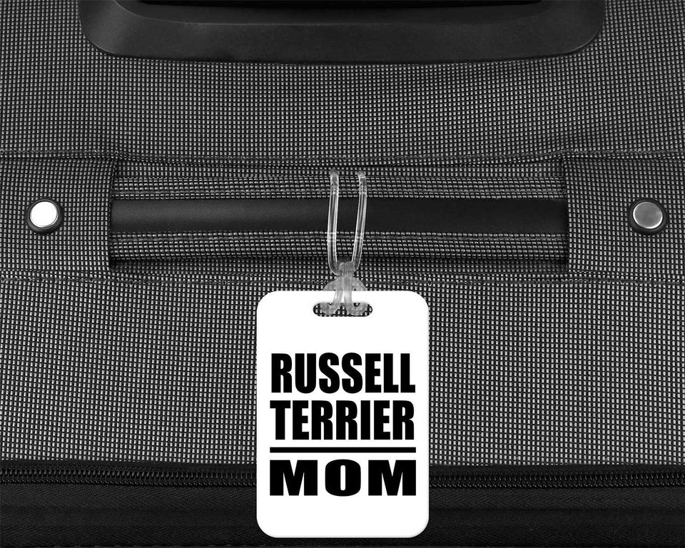 Russell Terrier Mom - Luggage Bag Tag
