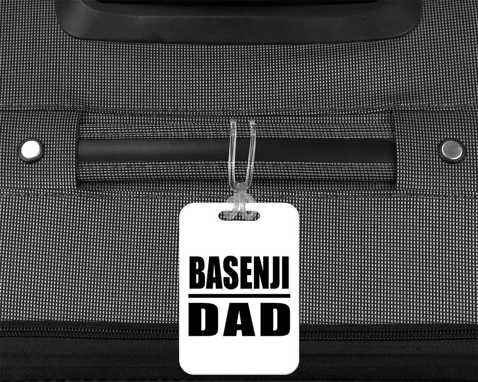 Basenji Dad - Luggage Bag Tag