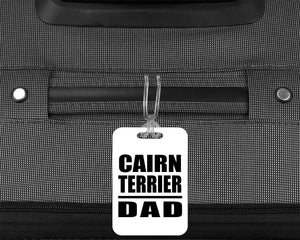 Cairn Terrier Dad - Luggage Bag Tag
