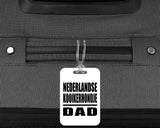 Nederlandse Kooikerhondje Dad - Luggage Bag Tag