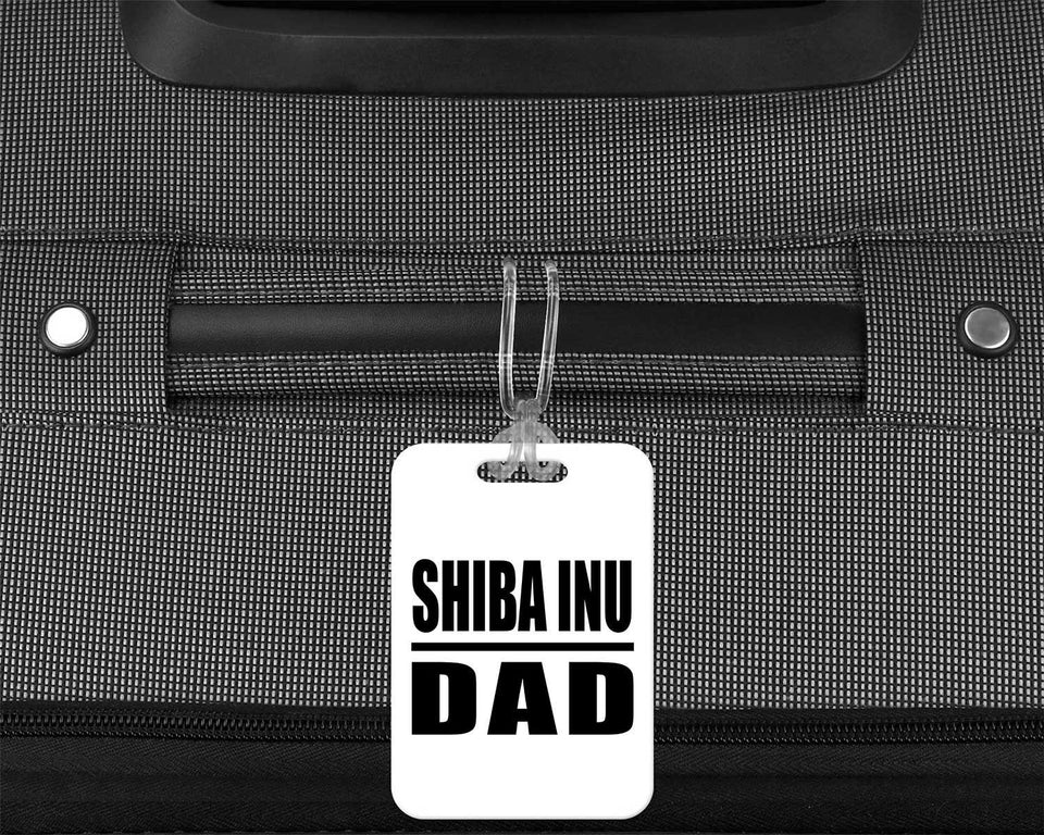 Shiba Inu Dad - Luggage Bag Tag