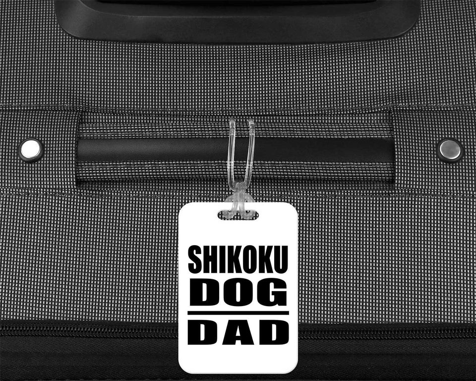 Shikoku Dog Dad - Luggage Bag Tag