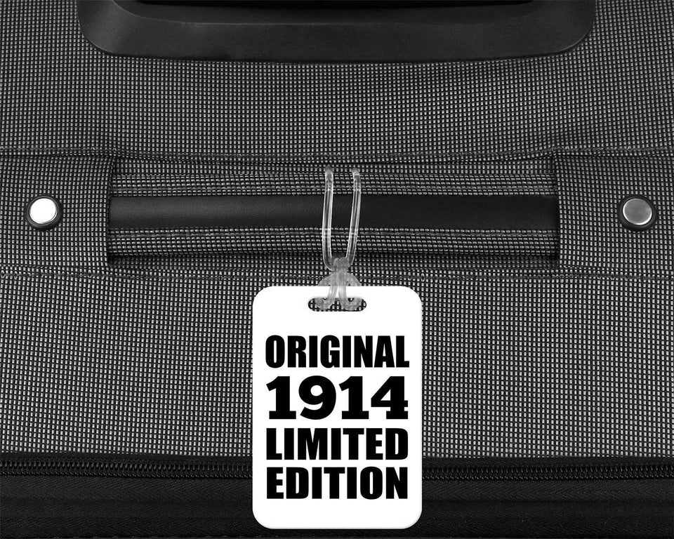 110th Birthday Original 1914 Limited Edition - Luggage Bag Tag