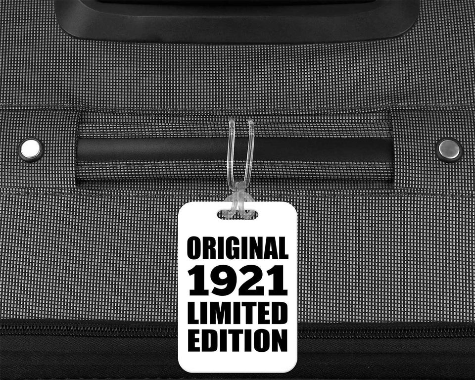 103rd Birthday Original 1921 Limited Edition - Luggage Bag Tag