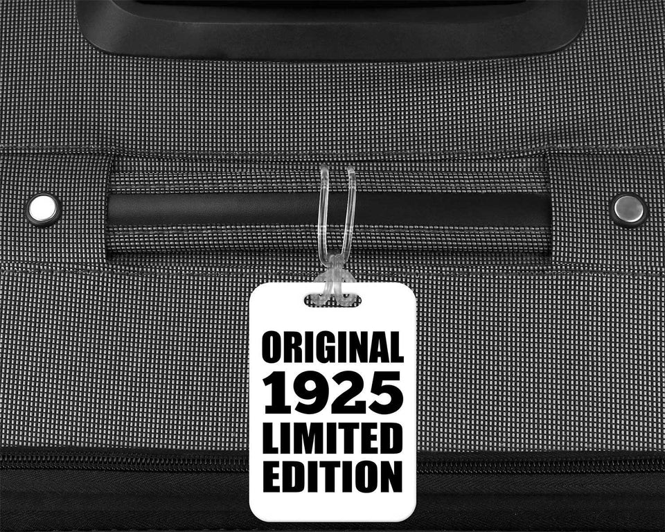 99th Birthday Original 1925 Limited Edition - Luggage Bag Tag